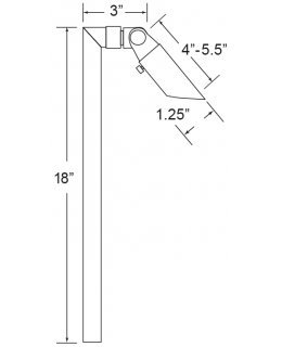 Encore LEDBL-72-MR8-LED Area Path Light